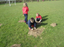 Andy Goldsworthy inspired outdoor art