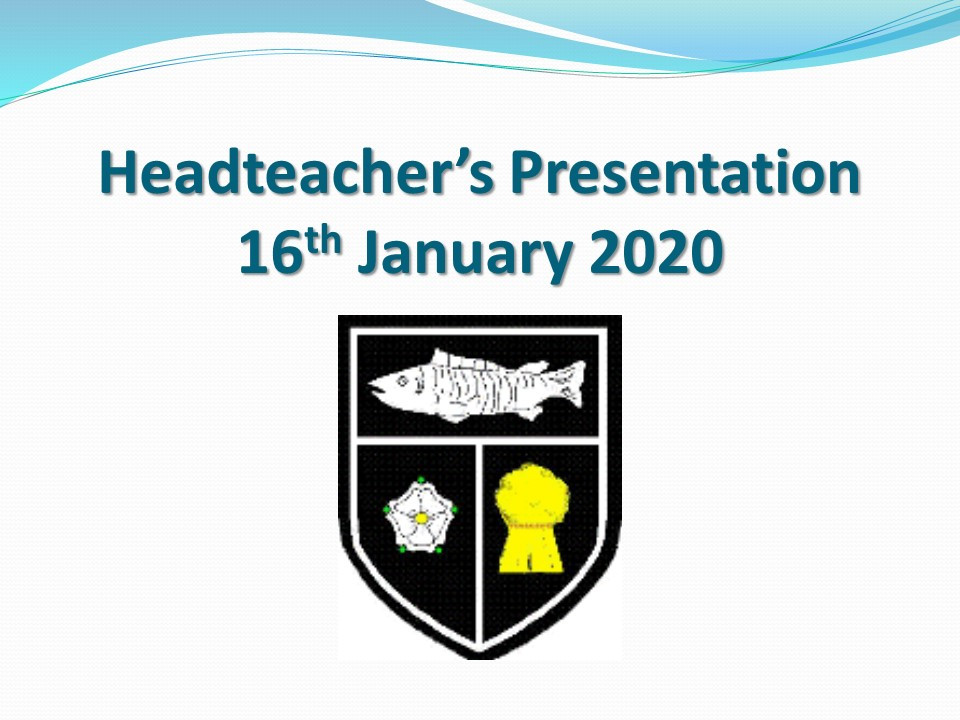 new headteacher presentation to staff