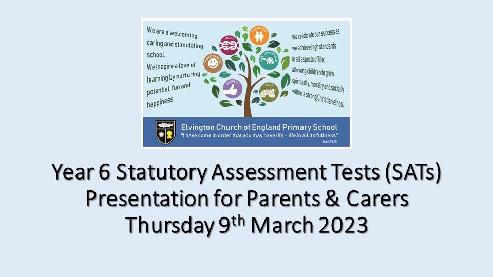 sats presentation for parents 2023