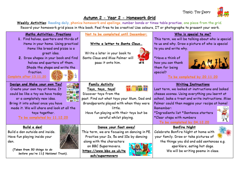 Autumn english activities image