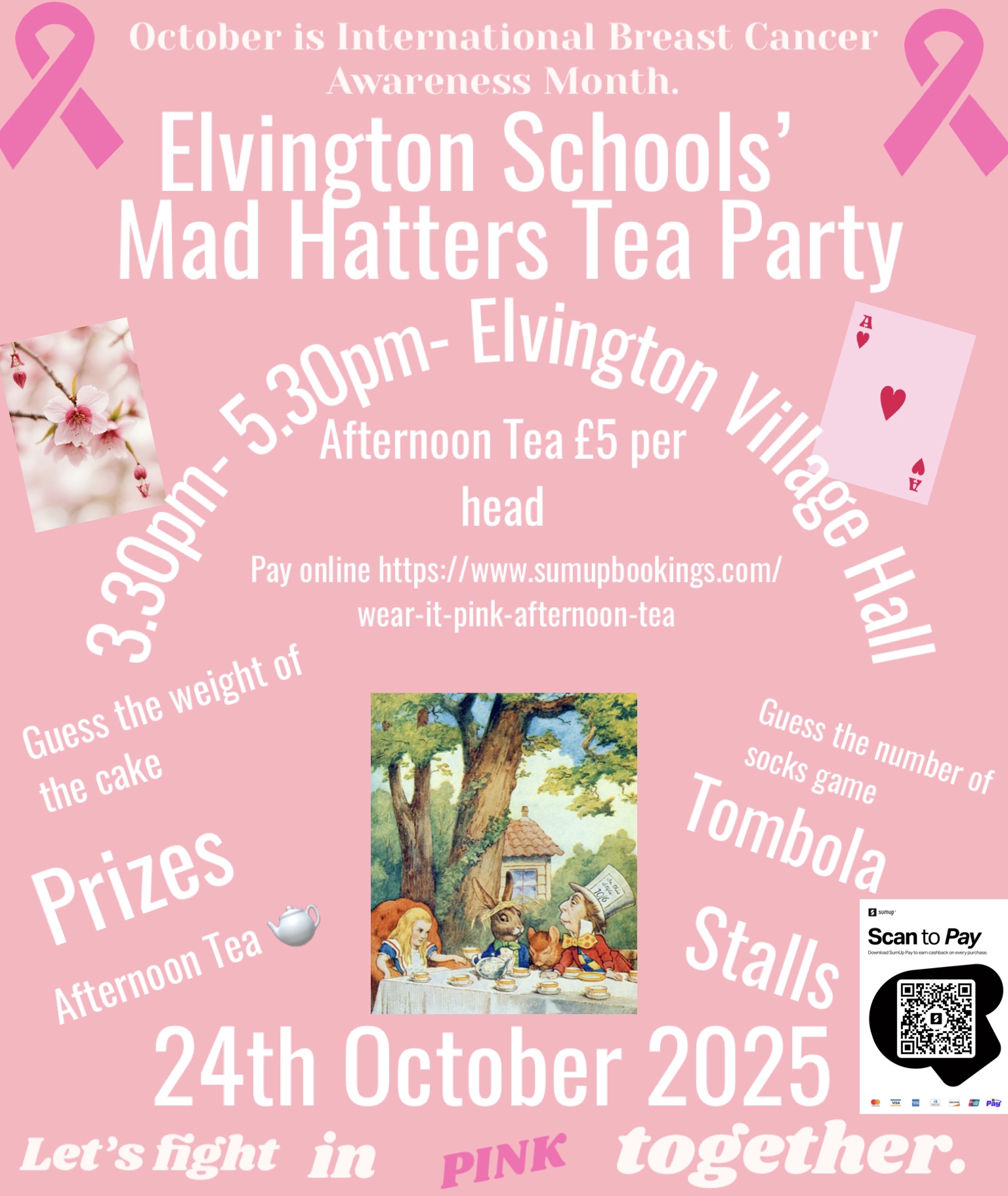Wear it Pink - The Mad Hatter’s Tea Party